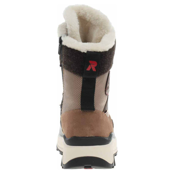 detail Dámska členkové topánky Rieker W0066-64 beige kombi