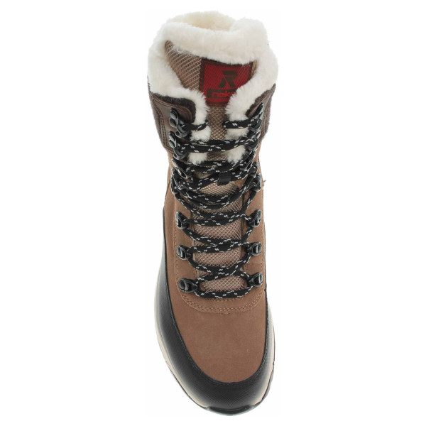 detail Dámska členkové topánky Rieker W0066-64 beige kombi