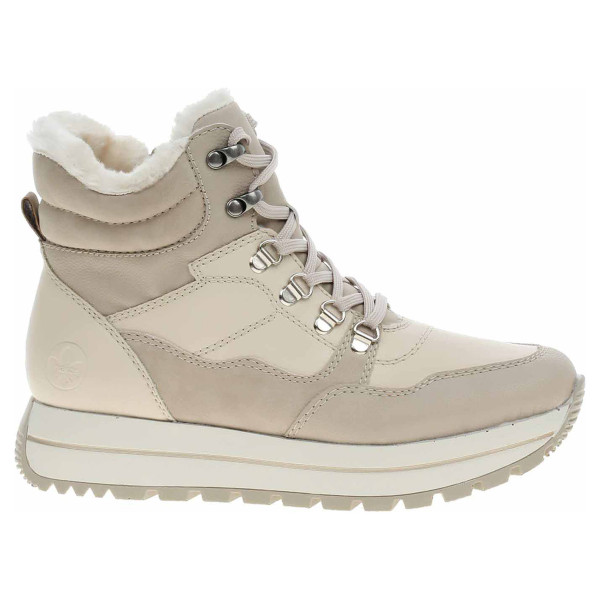 detail Dámska členkové topánky Rieker N4002-60 beige