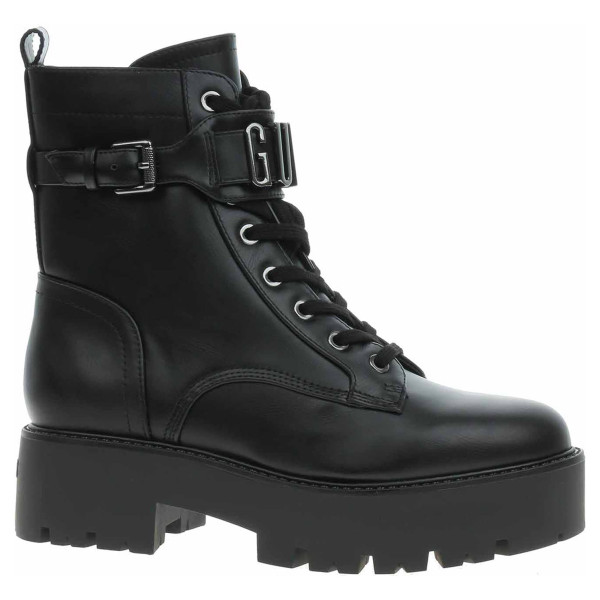 detail Dámska členkové topánky Guess FLTSOMELE10-BLACK