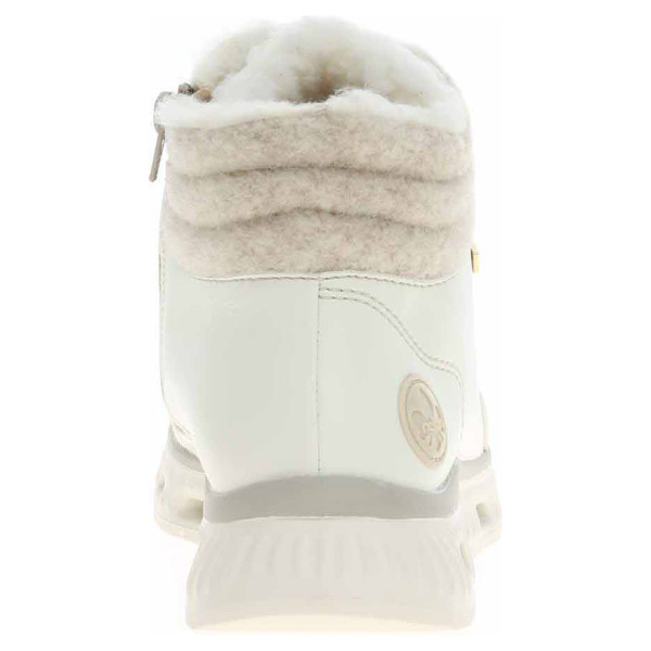 detail Dámska členkové topánky Rieker M6010-80 white-sand