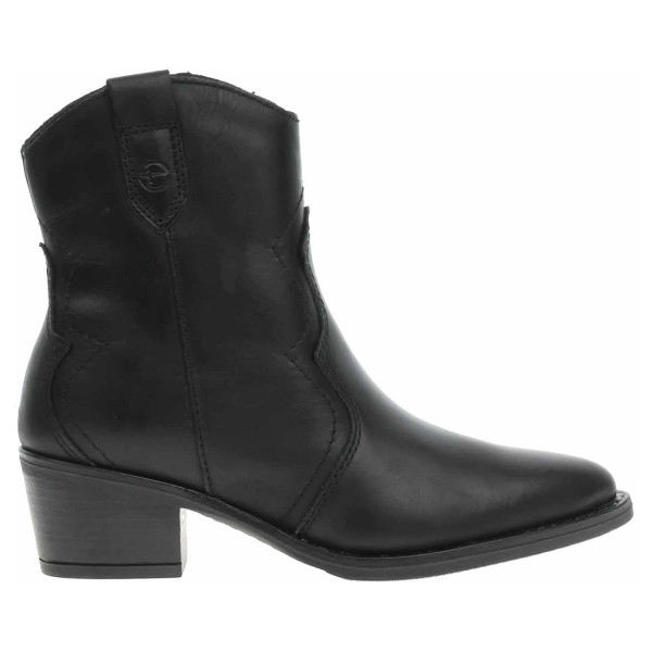 detail Dámske poločižmy Tamaris 1-25702-41 black leather