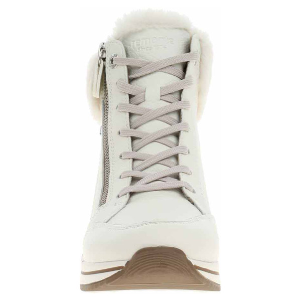 detail Dámska členkové topánky Remonte D0T77-80 weiss