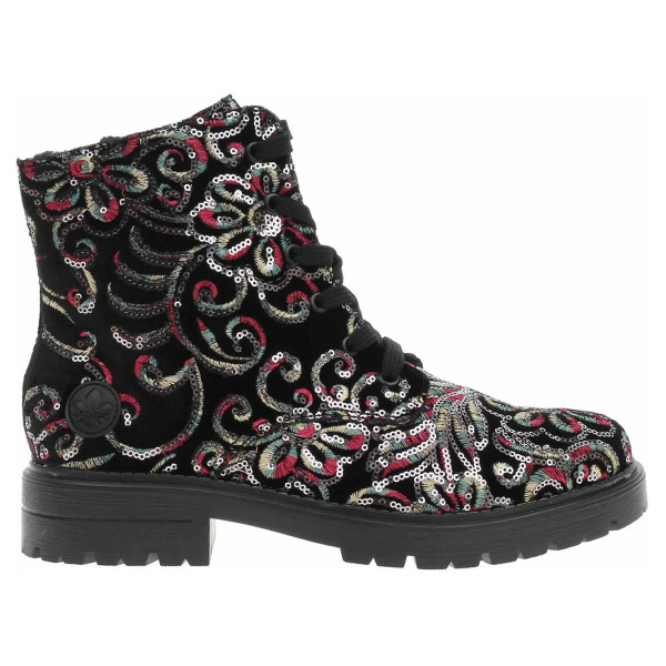 detail Dámska členkové topánky Rieker Z2841-90 schwarz-multi