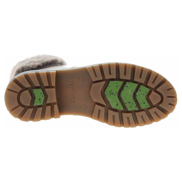 detail Dámska členkové topánky Remonte D0B74-80 weiss kombi