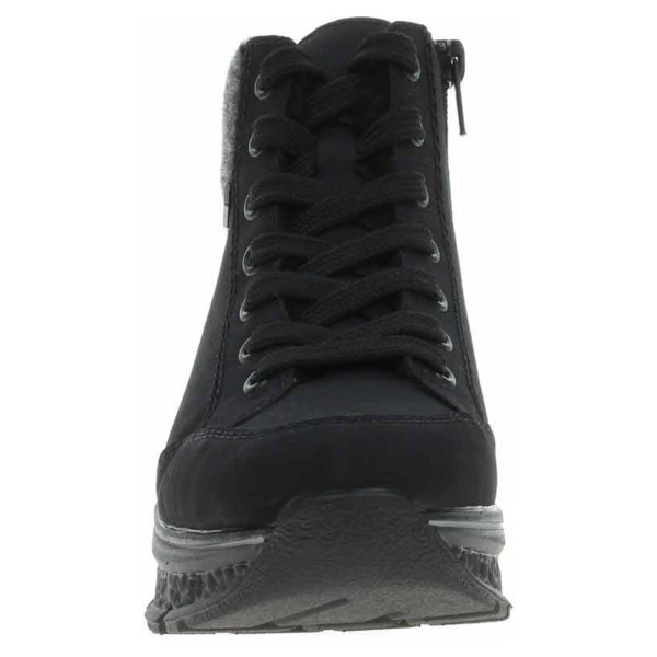 detail Dámska členkové topánky Rieker 48043-00 schwarz