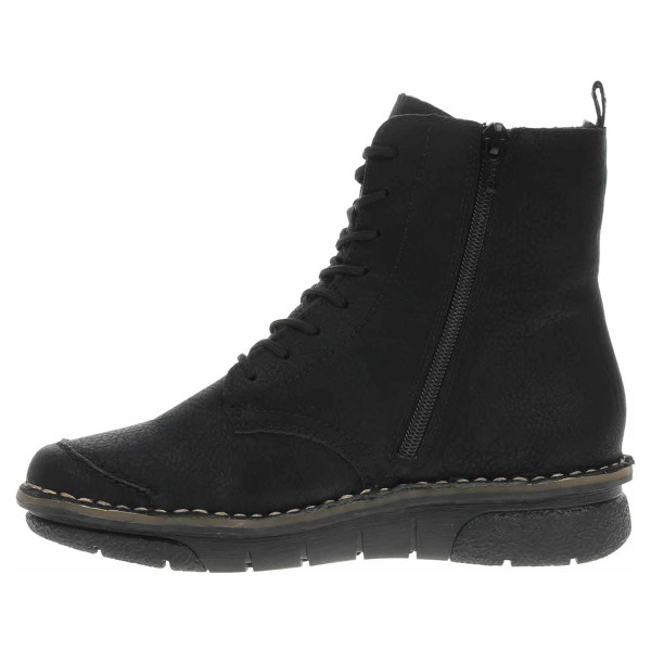 detail Dámska členkové topánky Rieker 73310-00 schwarz