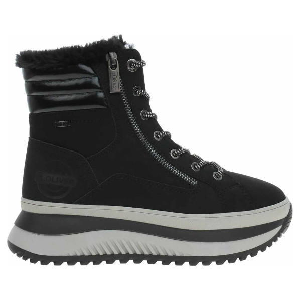 detail Dámska členkové topánky s.Oliver 5-26238-43 black