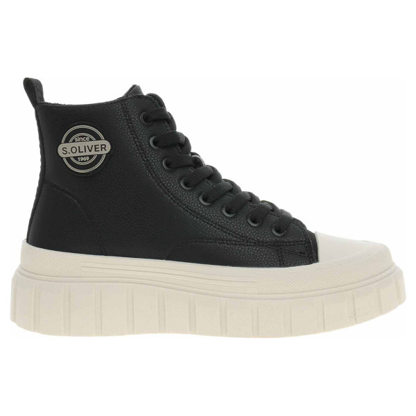 detail Dámska členkové topánky s.Oliver 5-25200-45 black