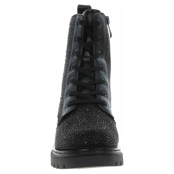 detail Dámska členkové topánky Marco Tozzi 2-25232-45 black glitter