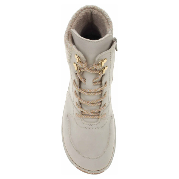 detail Dámska členkové topánky Rieker 44555-60 beige