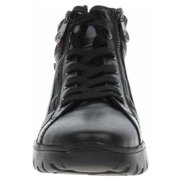 detail Dámska členkové topánky Rieker N1305-00 schwarz