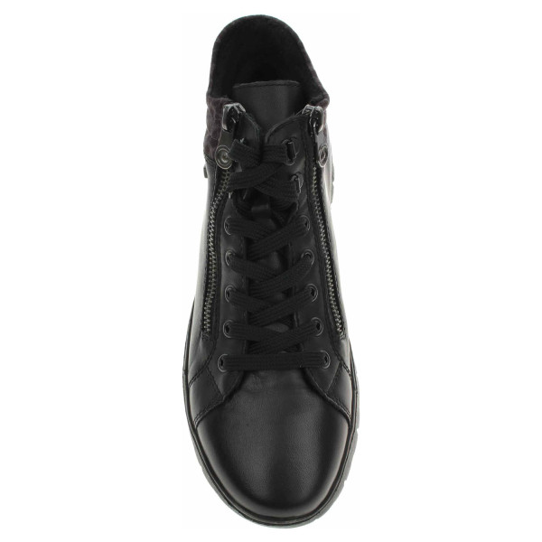 detail Dámska členkové topánky Rieker N1305-00 schwarz