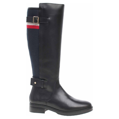 detail Dámske čižmy Tommy Hilfiger FW0FW04328 990 black