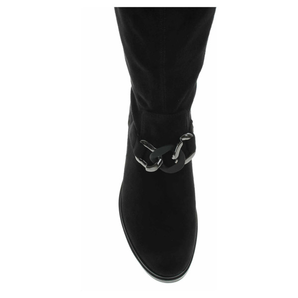 detail Dámske čižmy Caprice 9-25500-29 black stretch