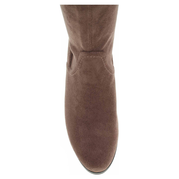 detail Dámske čižmy Caprice 9-25506-41 cafe stretch