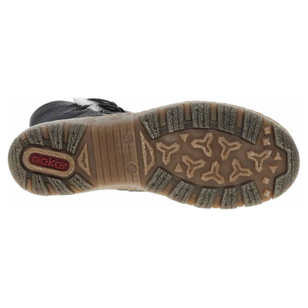 detail Dámske poločižmy Rieker Z0172-00 schwarz