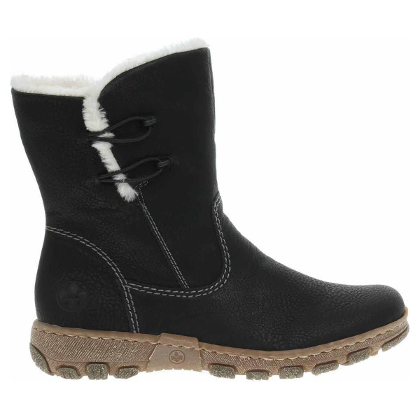 detail Dámske poločižmy Rieker Z0172-00 schwarz