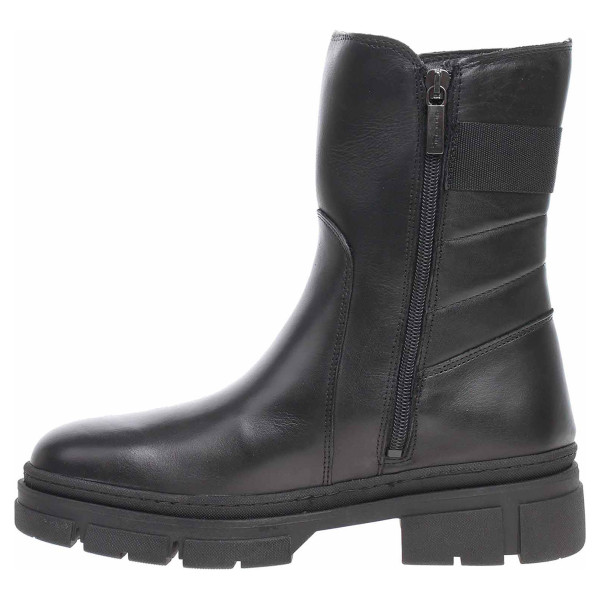 detail Dámske poločižmy Tamaris 1-25460-37 black leather