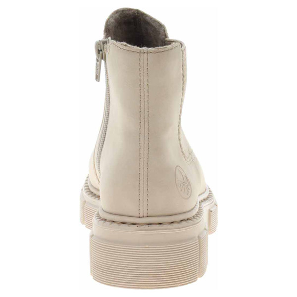 detail Dámske poločižmy Rieker M3854-62 beige