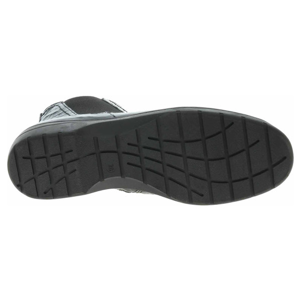 detail Dámske poločižmy Caprice 9-25355-29 black croco pa.