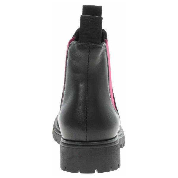 detail Dámske poločižmy Tamaris 1-25070-41 blk lea.-fuxia