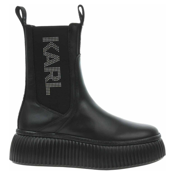 detail Dámske poločižmy Karl Lagerfeld KL42360 Black Lthr-Mono