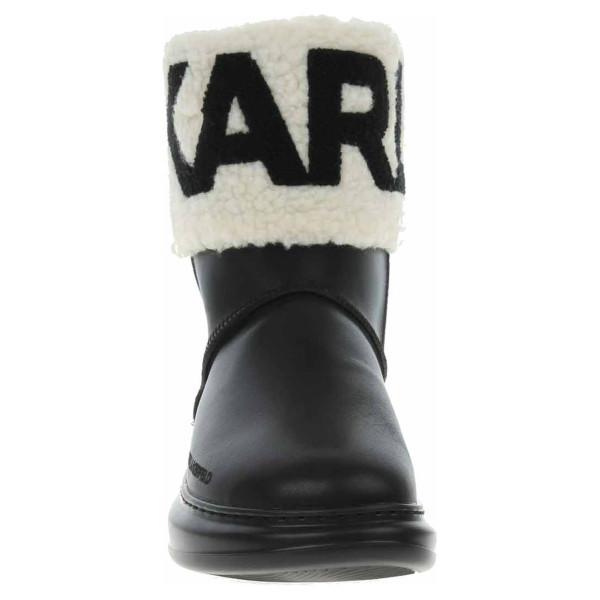 detail Dámske poločižmy Karl Lagerfeld KL44550 Black Lthr/Textile