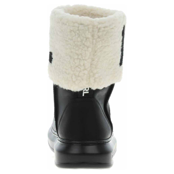 detail Dámske poločižmy Karl Lagerfeld KL44550 Black Lthr/Textile