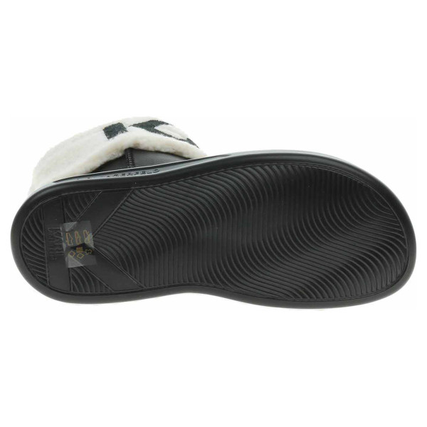 detail Dámske poločižmy Karl Lagerfeld KL44550 Black Lthr/Textile