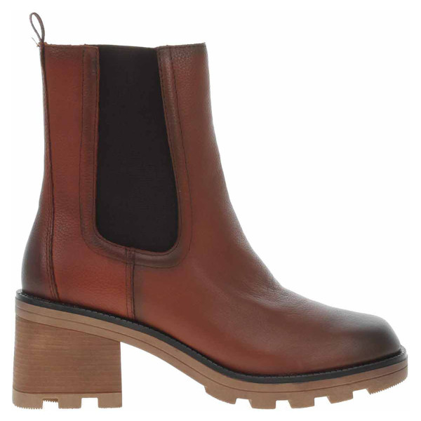 detail Dámske poločižmy Caprice 9-25425-41 cognac nappa