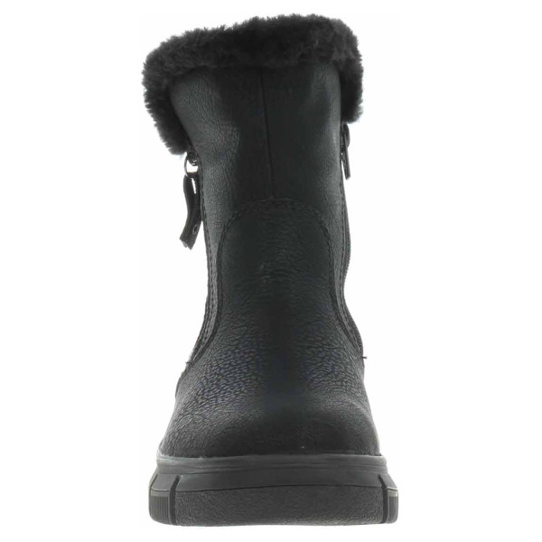 detail Dámske poločižmy Rieker X3461-00 schwarz