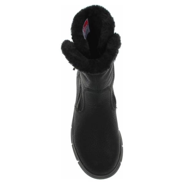 detail Dámske poločižmy Rieker X3461-00 schwarz