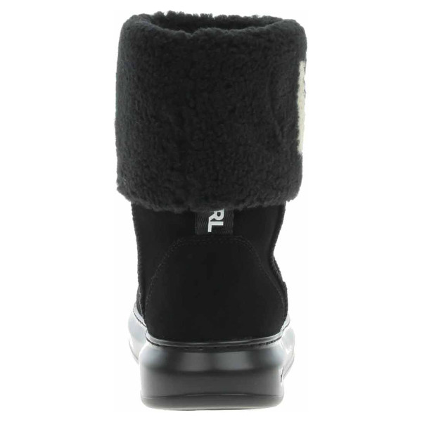 detail Dámske poločižmy Karl Lagerfeld KL44552 Black Suede