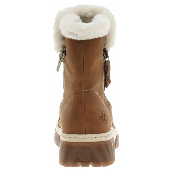 detail Dámske poločižmy Rieker X8661-24 braun