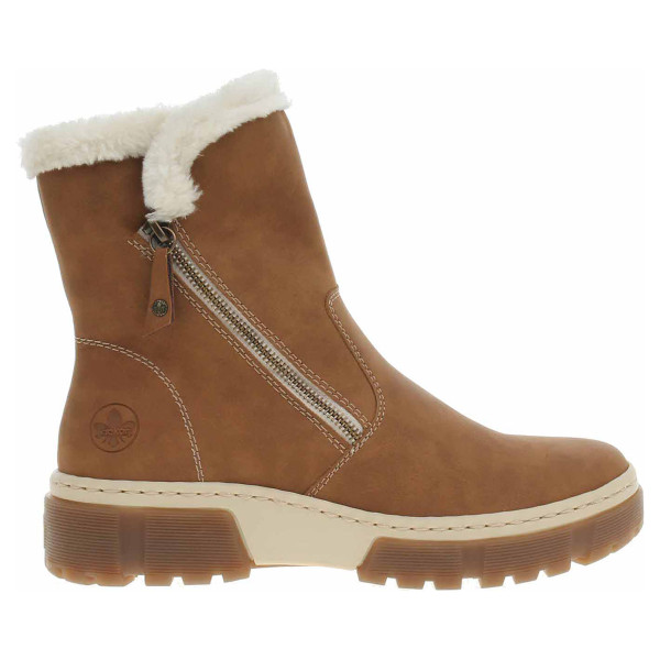 detail Dámske poločižmy Rieker X8661-24 braun