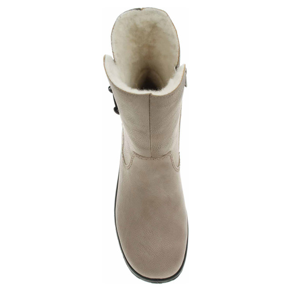 detail Dámske poločižmy Rieker Z7172-62 beige