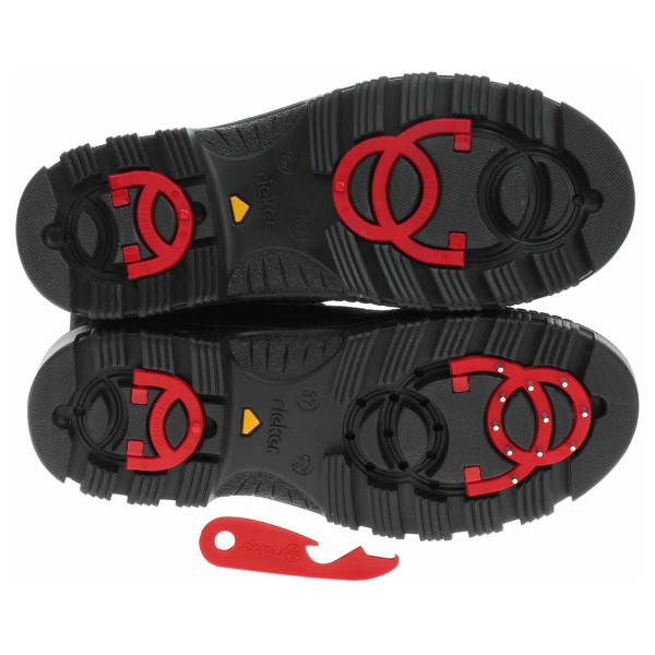 detail Dámske poločižmy Rieker X8251-00 schwarz