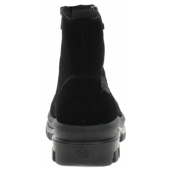 detail Dámske poločižmy Rieker X8251-00 schwarz