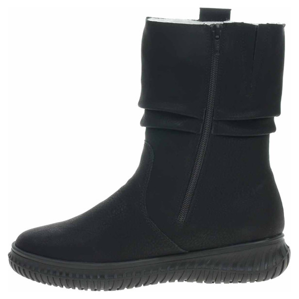 detail Dámske poločižmy Rieker 74283-00 schwarz