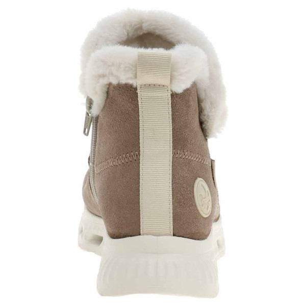 detail Dámske poločižmy Rieker M6050-64 beige
