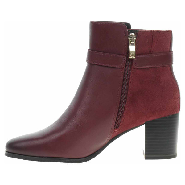 detail Dámske poločižmy Caprice 9-25302-45 bordeaux comb