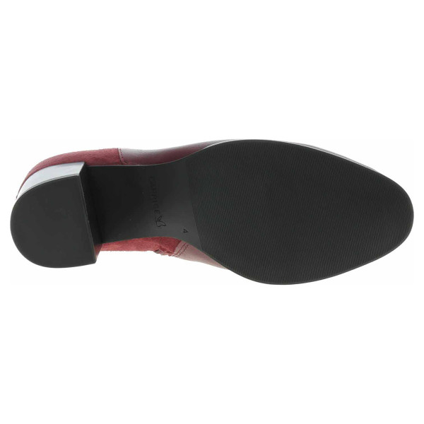 detail Dámske poločižmy Caprice 9-25302-45 bordeaux comb