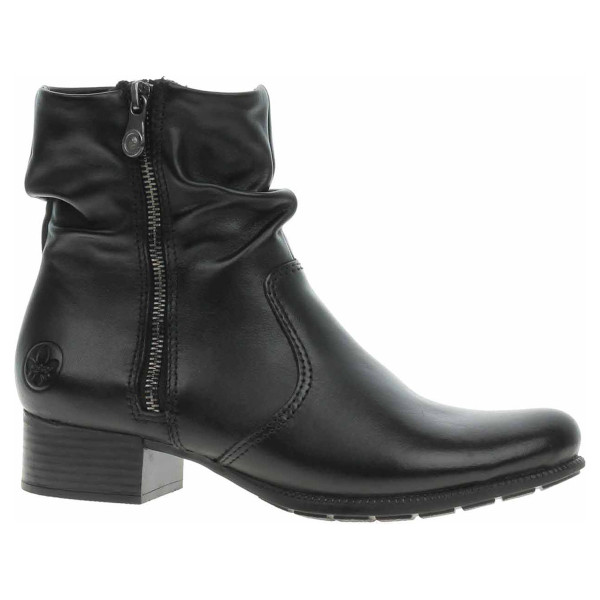 detail Dámske poločižmy Rieker 78656-00 schwarz