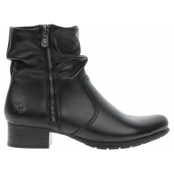 detail Dámske poločižmy Rieker 78656-00 schwarz