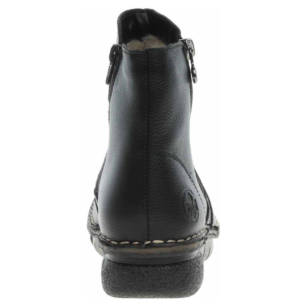 detail Dámske poločižmy Rieker 73365-00 schwarz