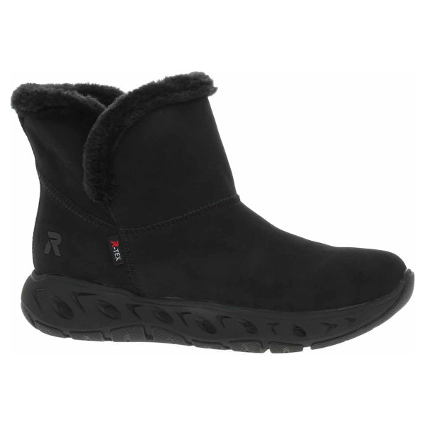 detail Dámske poločižmy Rieker M6554-00 schwarz