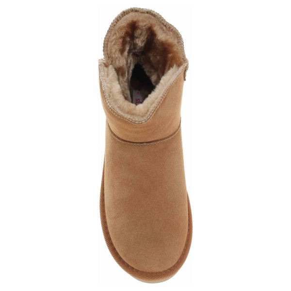 detail s.Oliver dámské válenky 5-26447-43 cognac