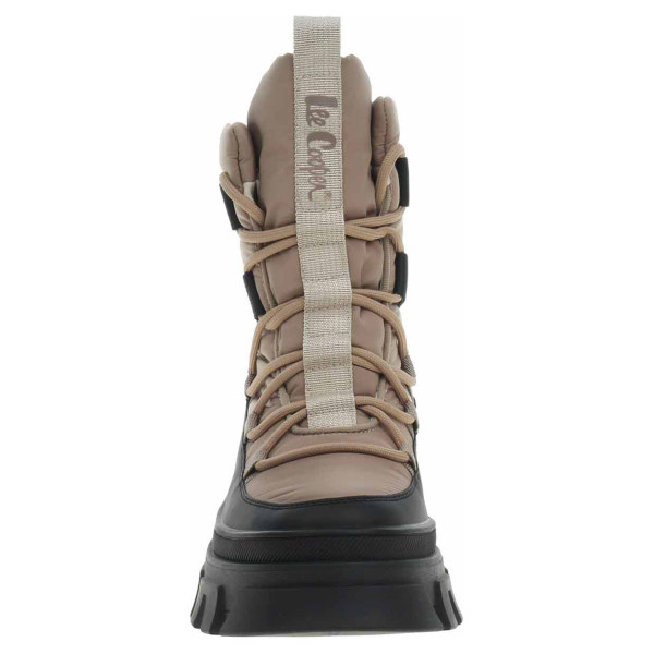 detail Dámske snehule Lee Cooper LCJ-24-47-3143LA lt.brown-black