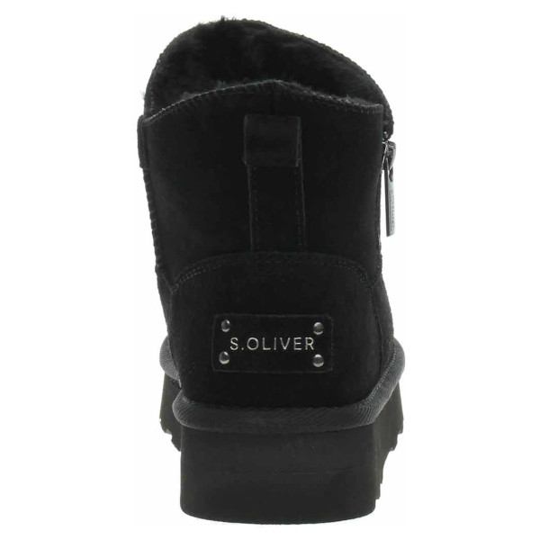 detail s.Oliver dámské válenky 5-26447-43 black